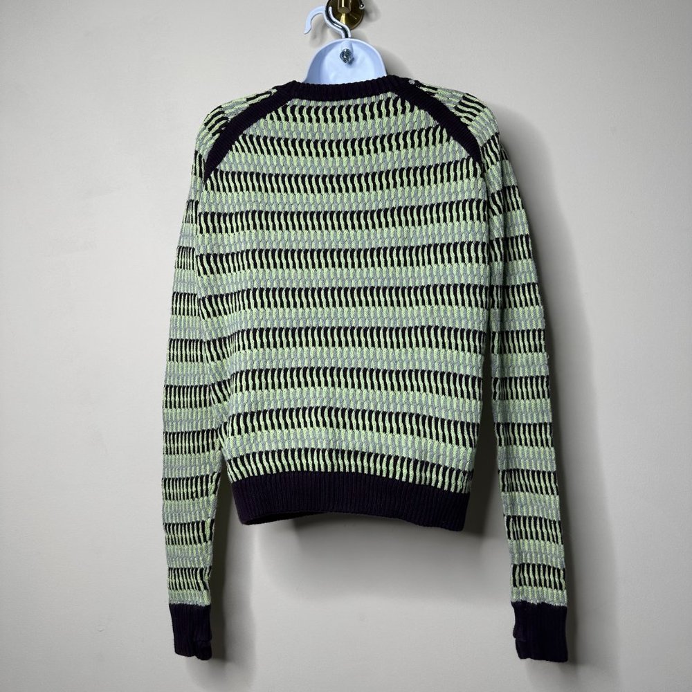 Lululemon Devi Crew Squiggle Sweater Multicolor Women's 6 - Picture 4 of 7